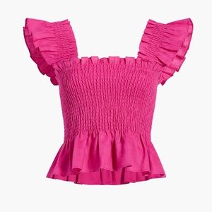 Hill House Paz Top Poppy Pink XS